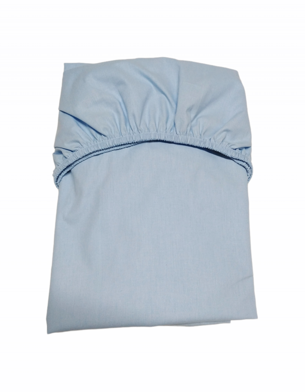 Cearceaf cu elastic albastru